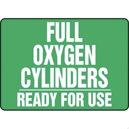 Accuform CYLINDER  COMPRESSED GAS SIGN MWLD504XL MWLD504XL
